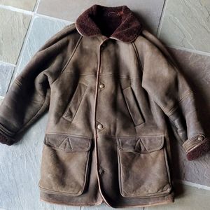 Vintage Timberland mens size S lambskin coat. Made in Portugal.